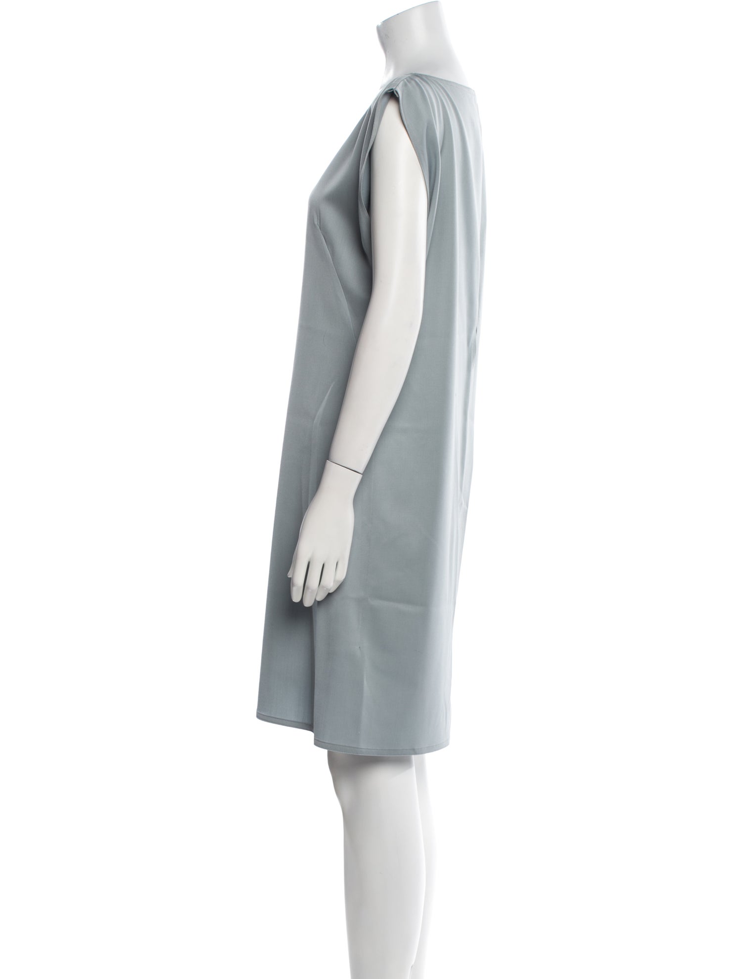 Zoran Bateau Neckline Knee-Length Dress