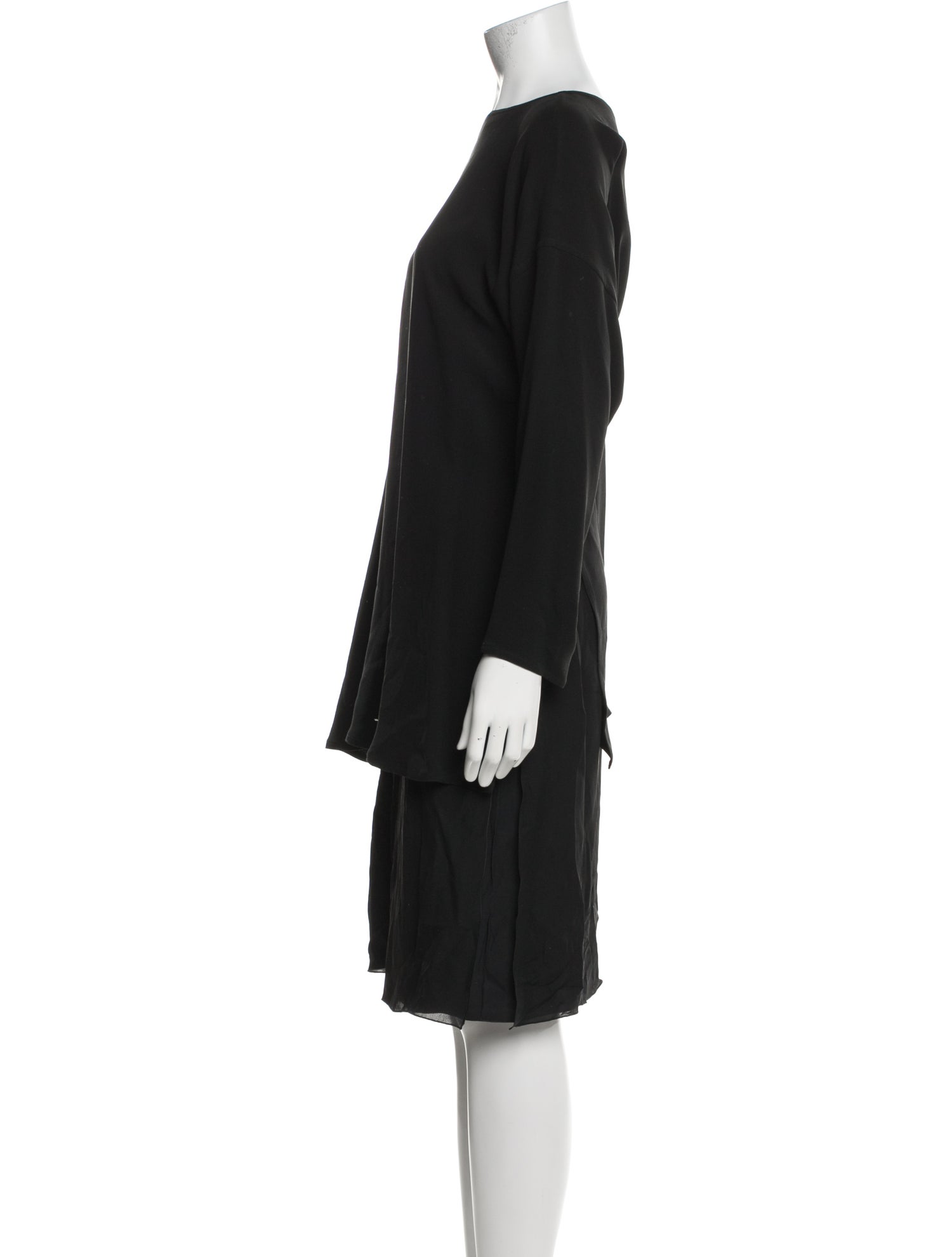 Zoran Silk Ruffle Embellishment Skirt Set