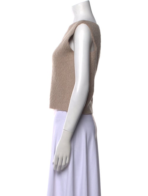 Zoran 1990's Bateau Neckline Crop Top