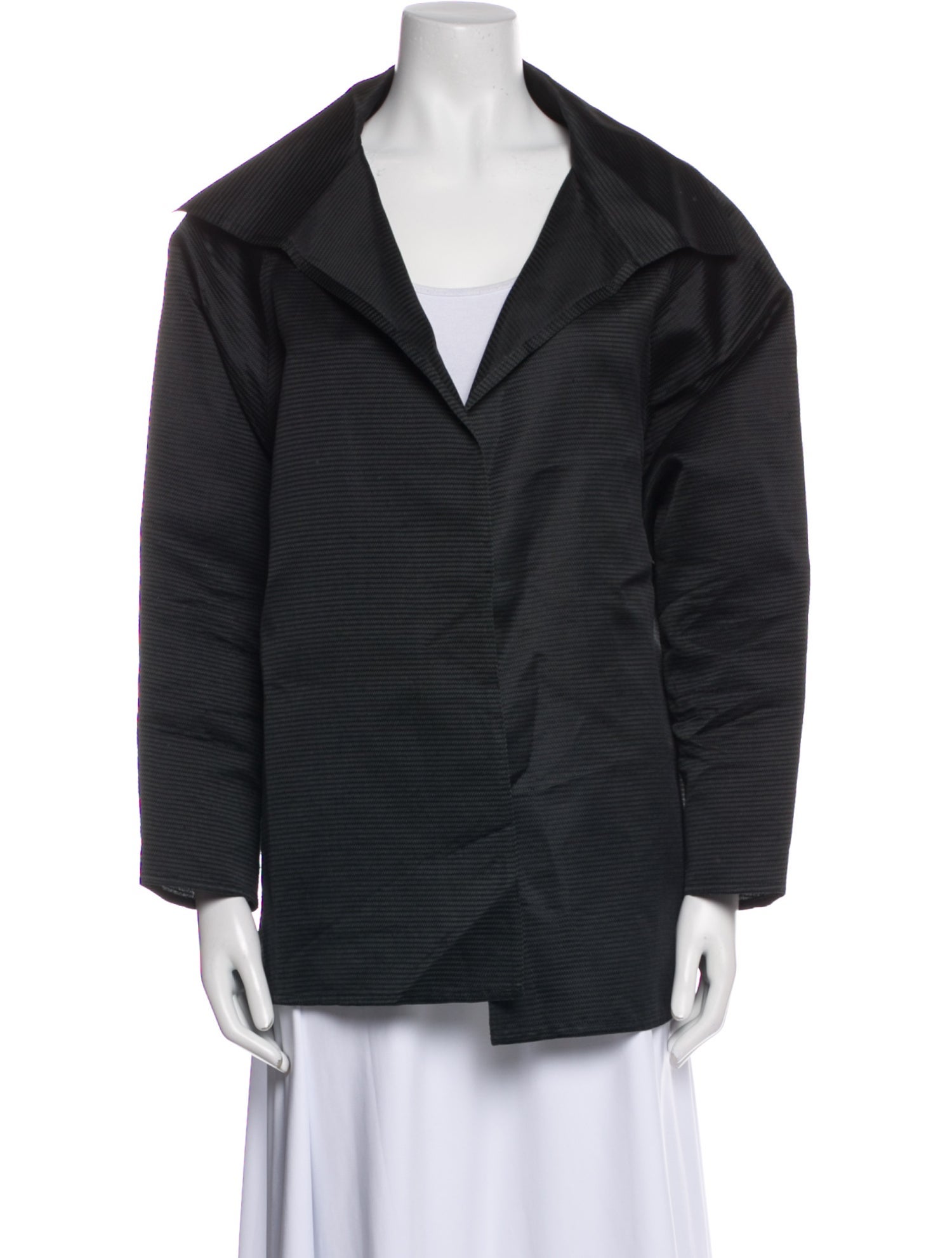 Zoran Silk Faux Fur Jacket