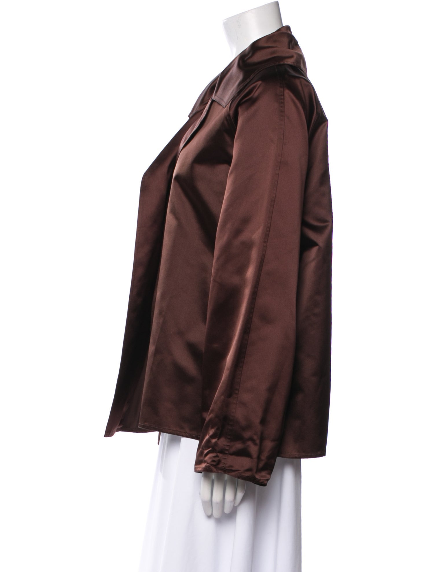 Zoran Silk Faux Fur Jacket