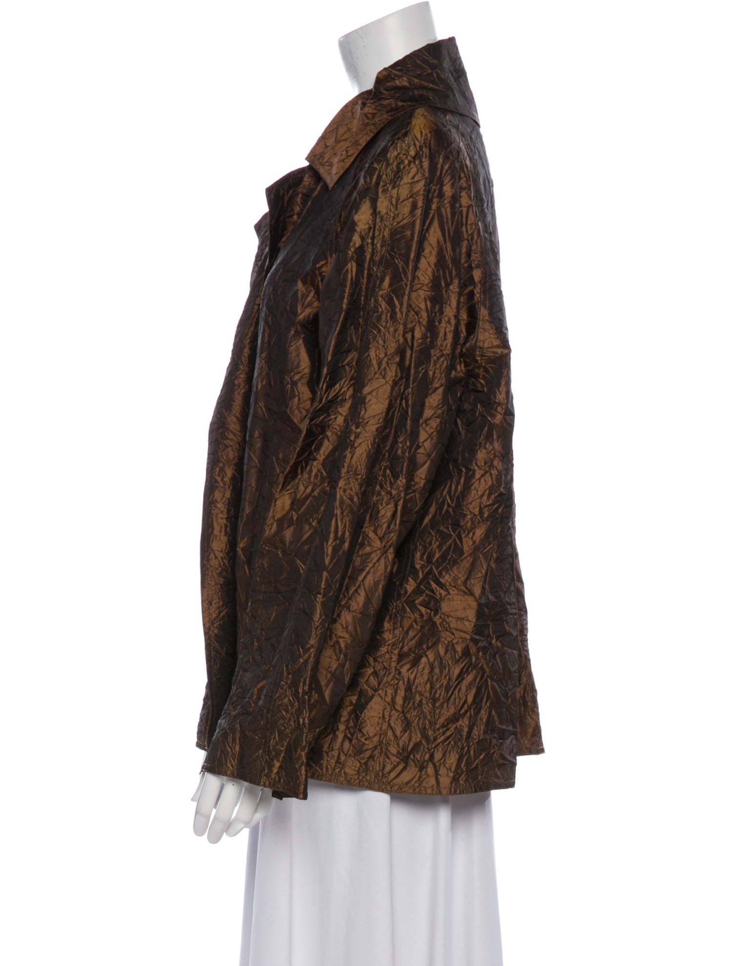 Zoran Silk Faux Fur Jacket