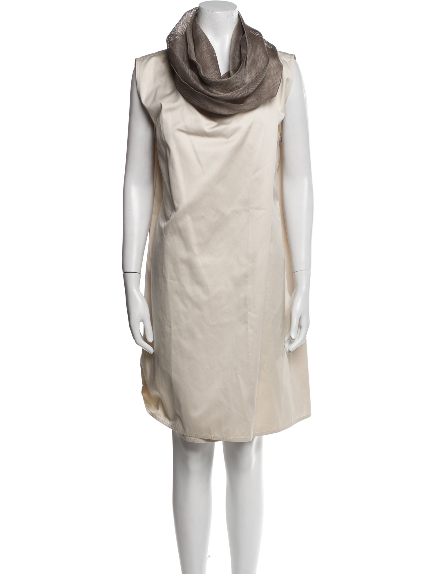 Zoran Silk Knee-Length Dress