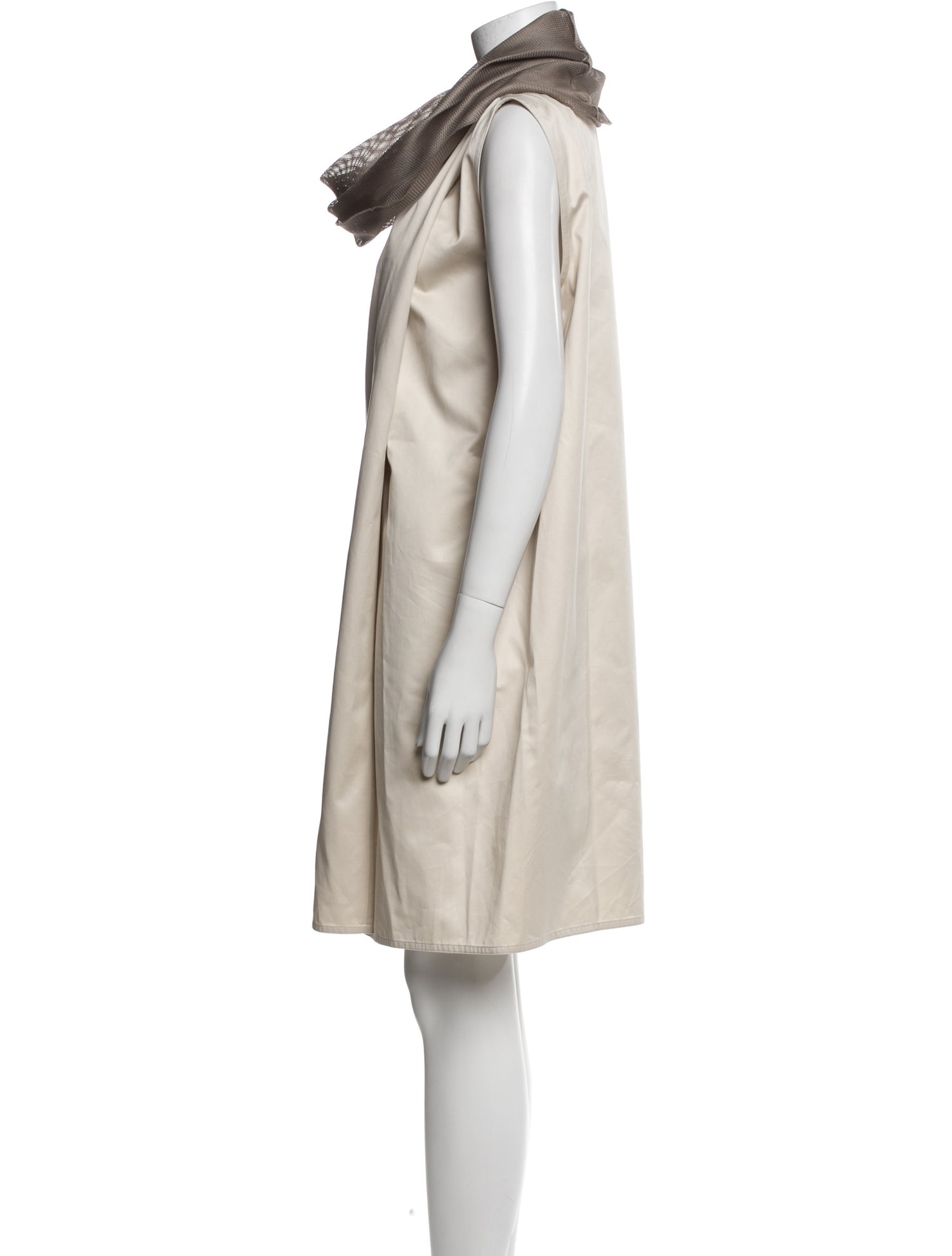 Zoran Silk Knee-Length Dress