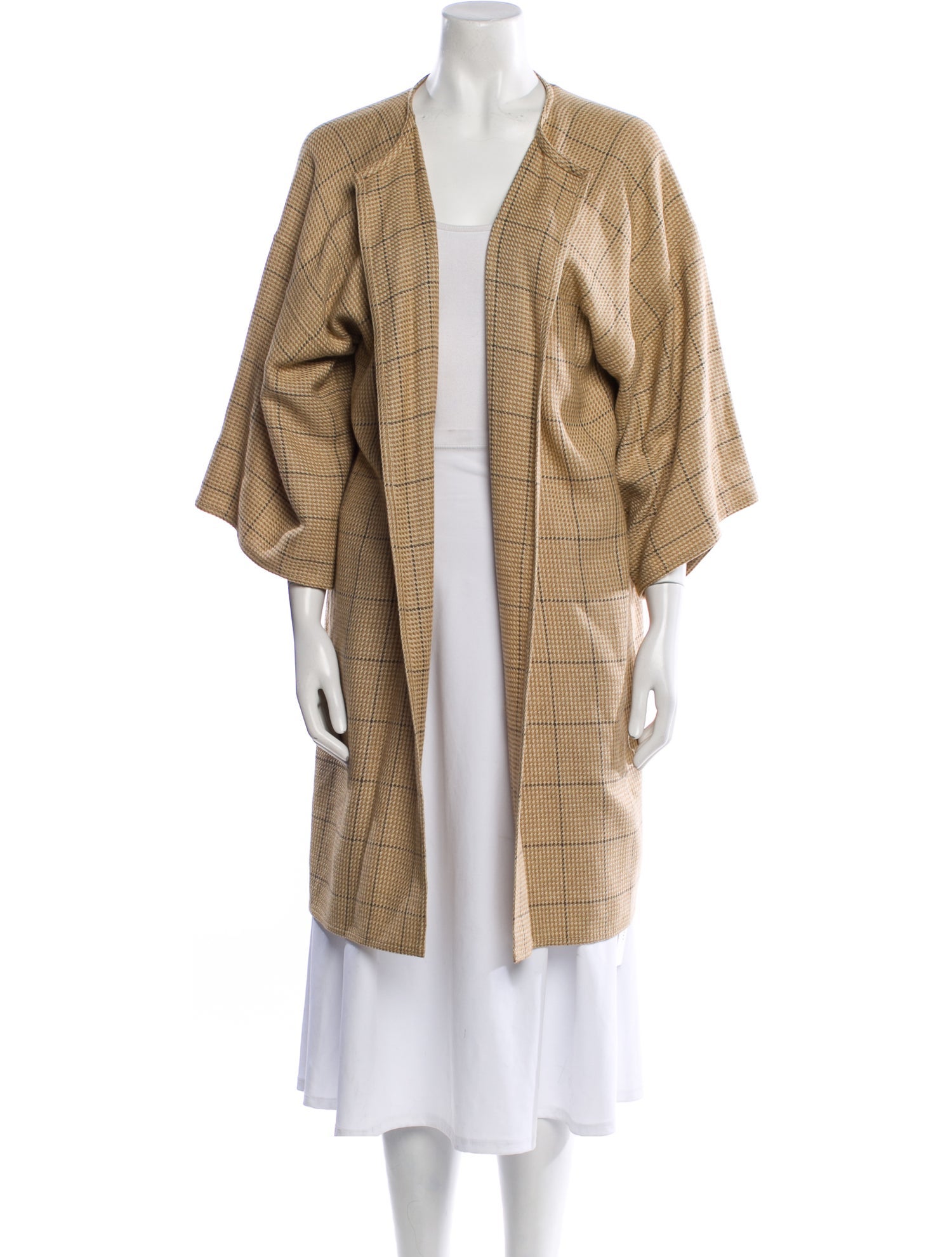 Zoran Cashmere Animal Print Coat