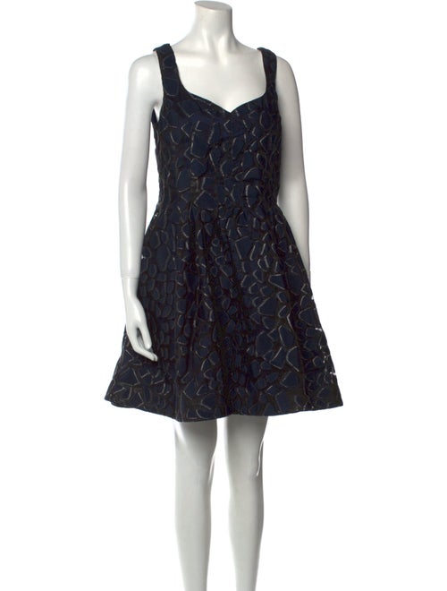 Zac Posen x Illesteva Printed Mini Dress