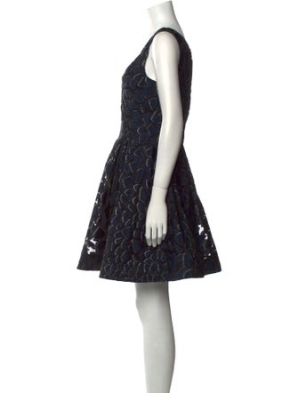 Zac Posen x Illesteva Printed Mini Dress