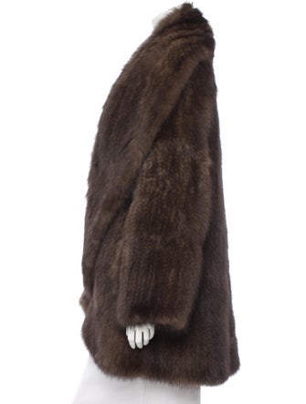 Zandra Rhodes Knitted Sable Coat