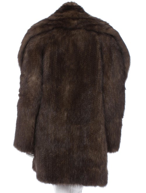 Zandra Rhodes Knitted Sable Coat