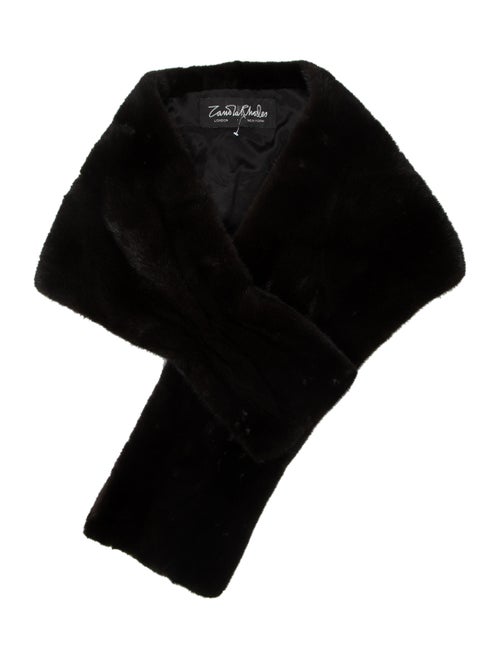 Zandra Rhodes Mink Scarf Mink