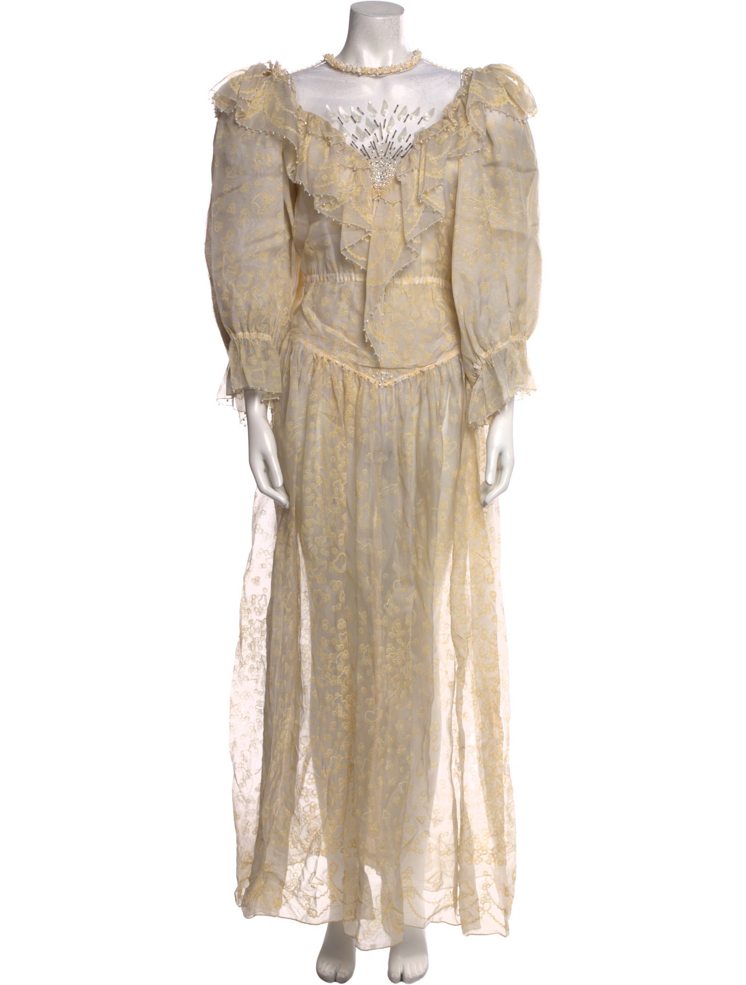 Zandra Rhodes Vintage Long Dress