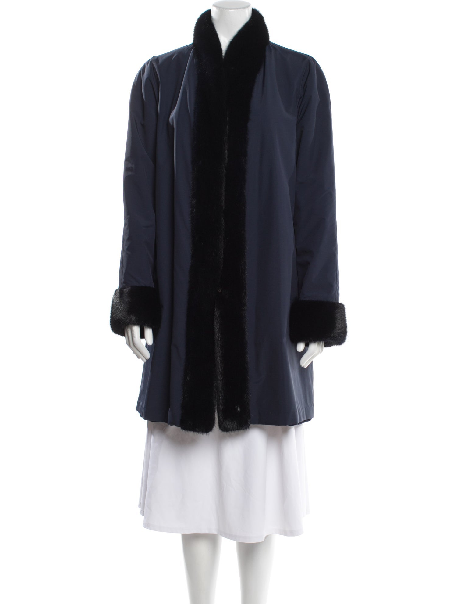 Zandra Rhodes Vintage Late 1990's - Early 2000's Fur Coat