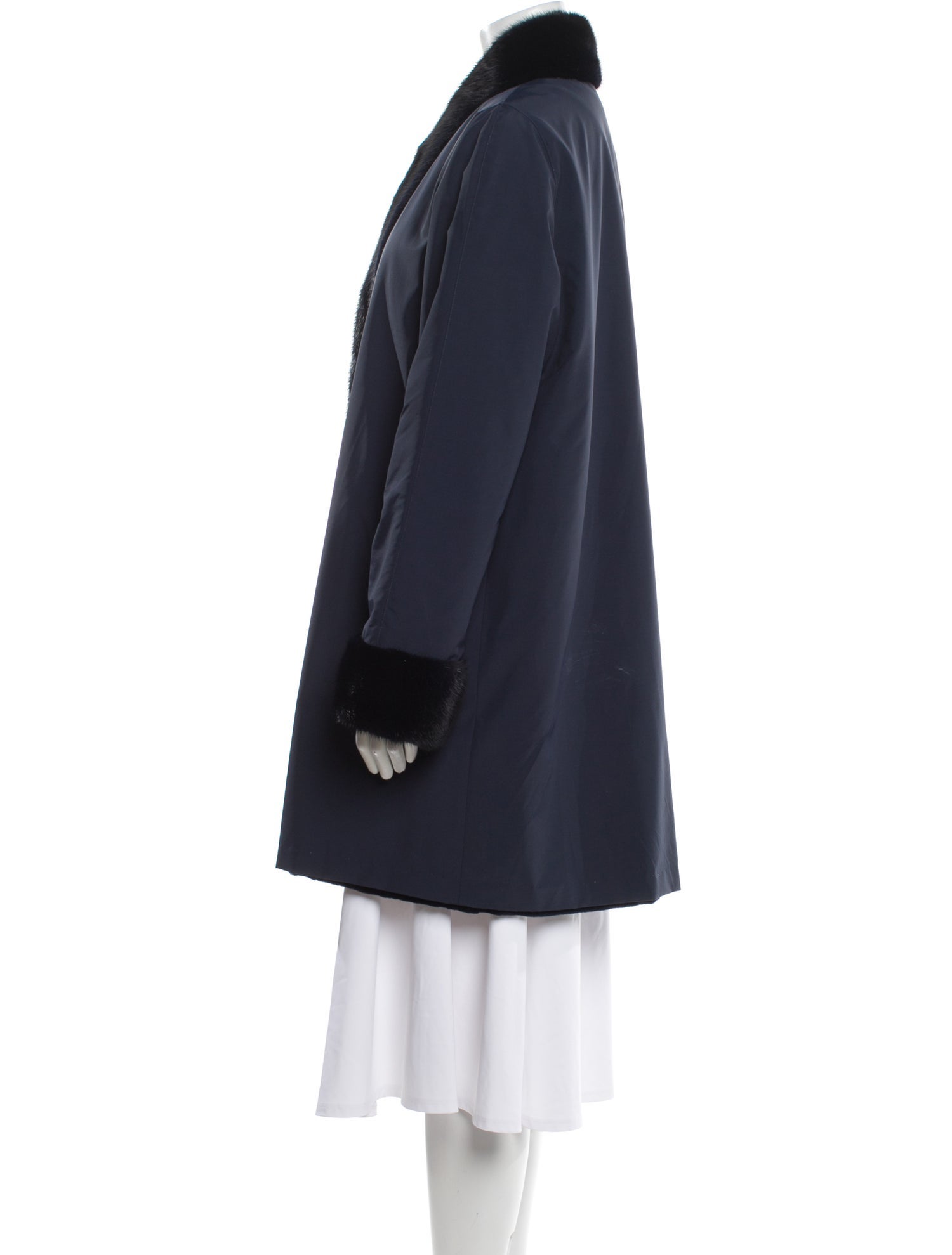 Zandra Rhodes Vintage Late 1990's - Early 2000's Fur Coat