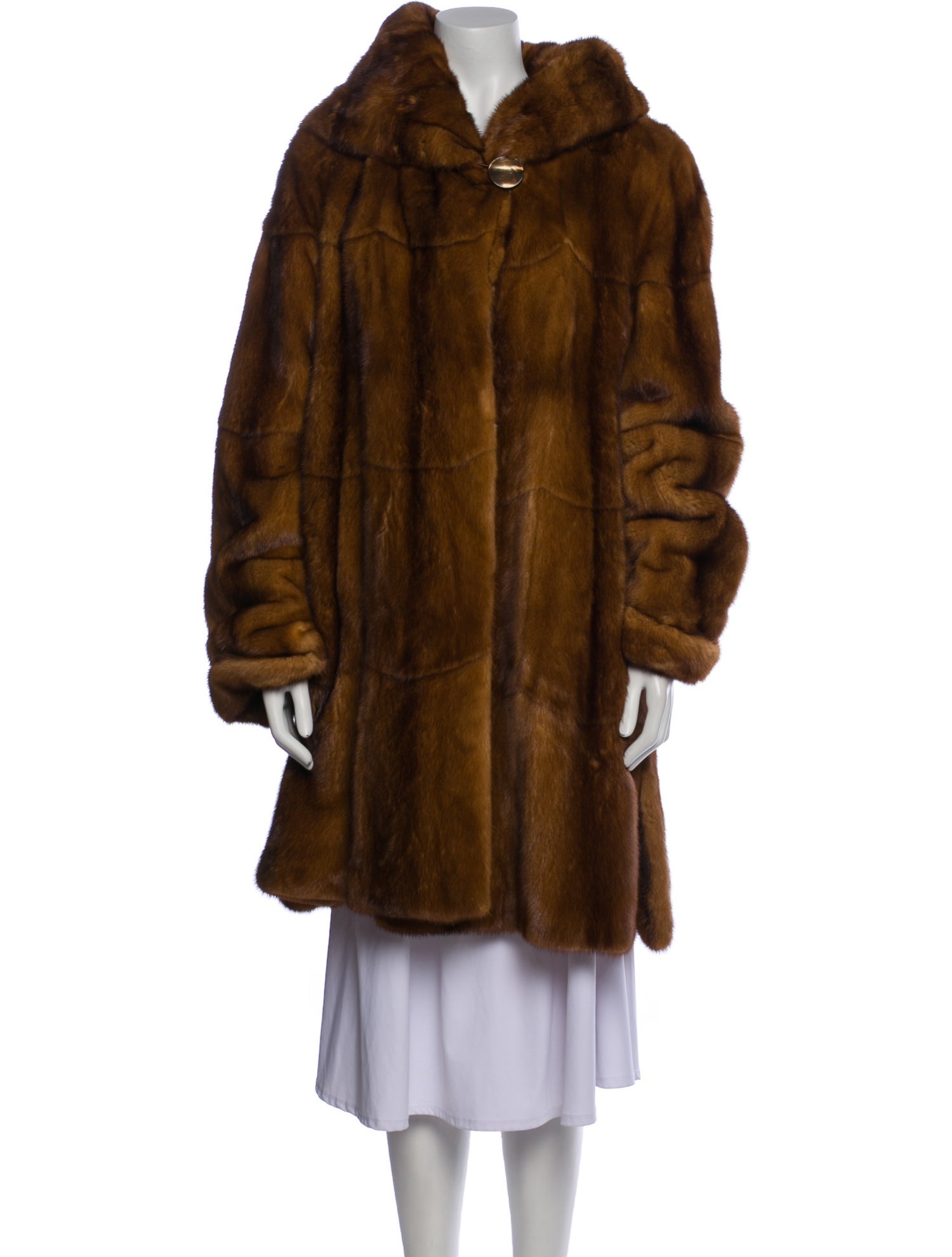 Zandra Rhodes Vintage Mink Fur Coat
