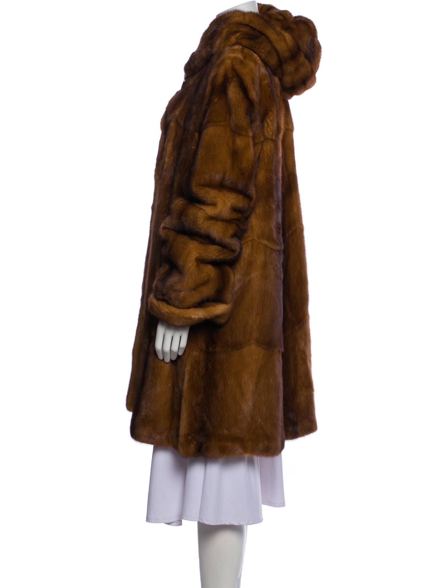 Zandra Rhodes Vintage Mink Fur Coat