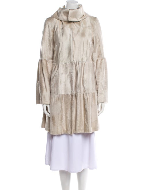 Zandra Rhodes Late 2000's - Early 2010's Fur Fur Coat