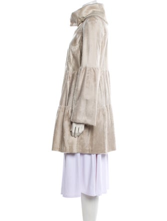 Zandra Rhodes Late 2000's - Early 2010's Fur Fur Coat