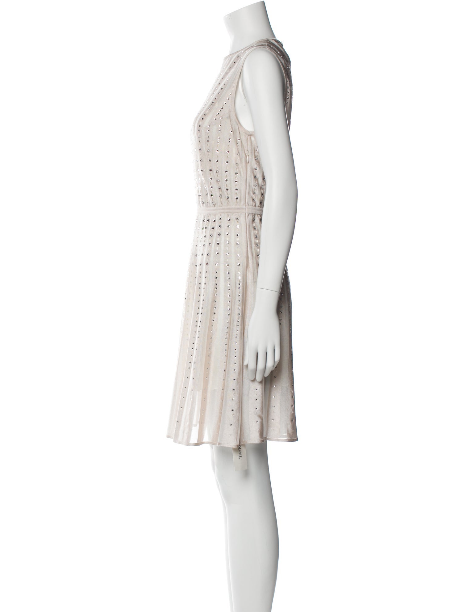 Zuhair Murad Crew Neck Mini Dress