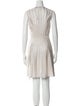 Zuhair Murad Crew Neck Mini Dress