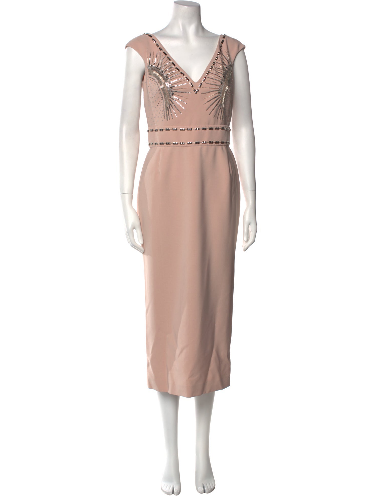 Zuhair Murad V-Neck Long Dress