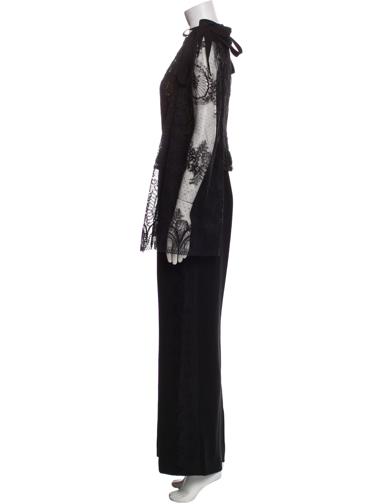 Zuhair Murad Crew Neck Jumpsuit