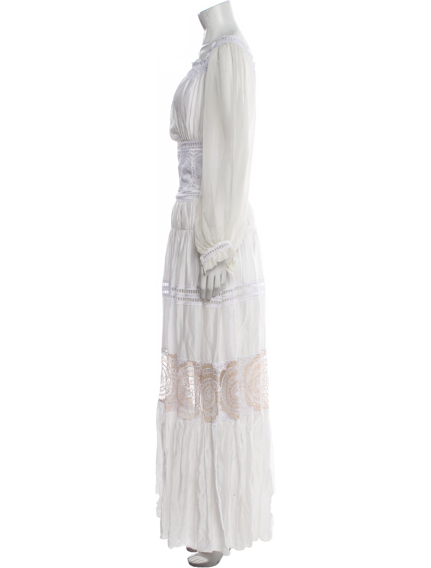 Zuhair Murad Square Neckline Long Dress