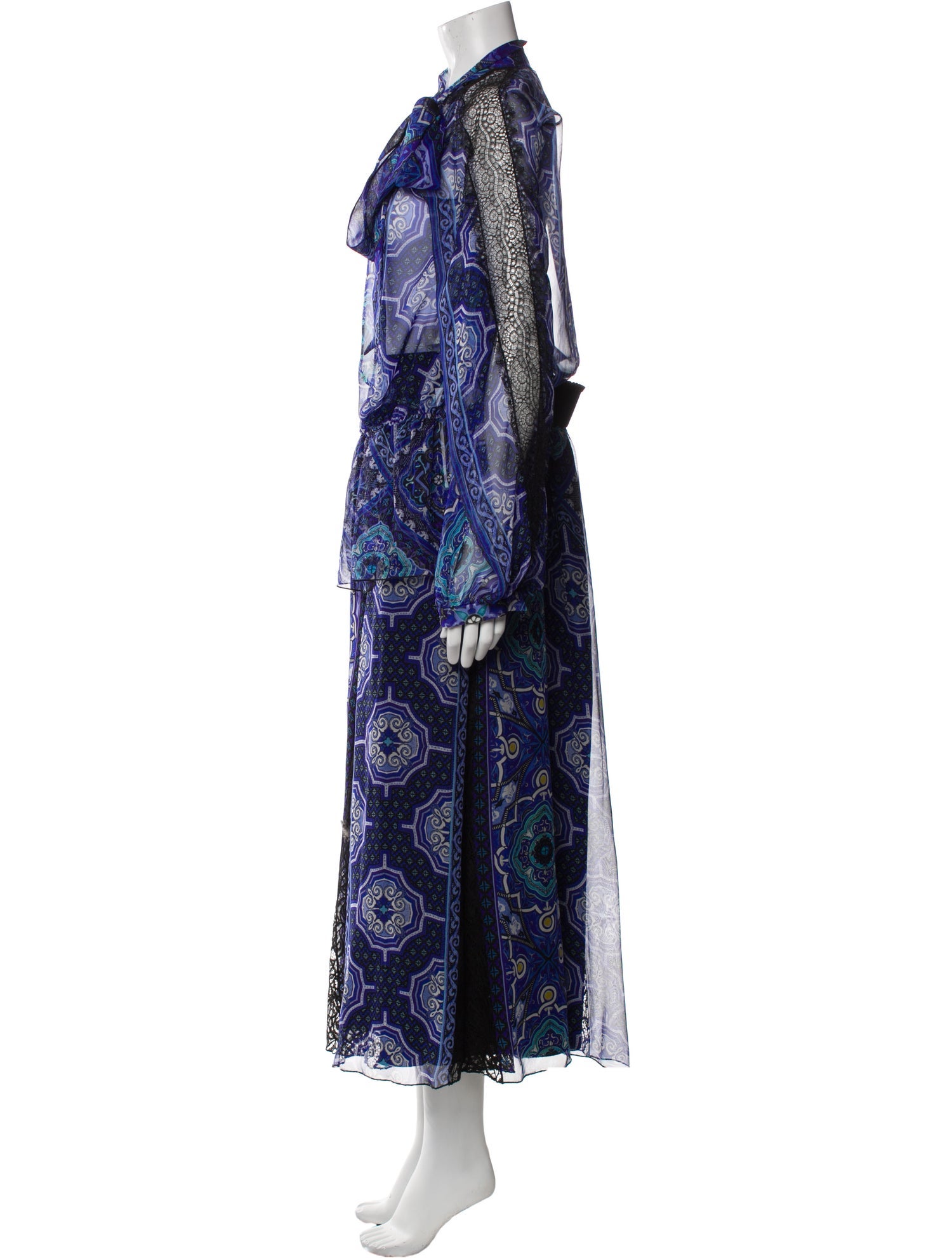 Zuhair Murad Silk Printed Skirt Set