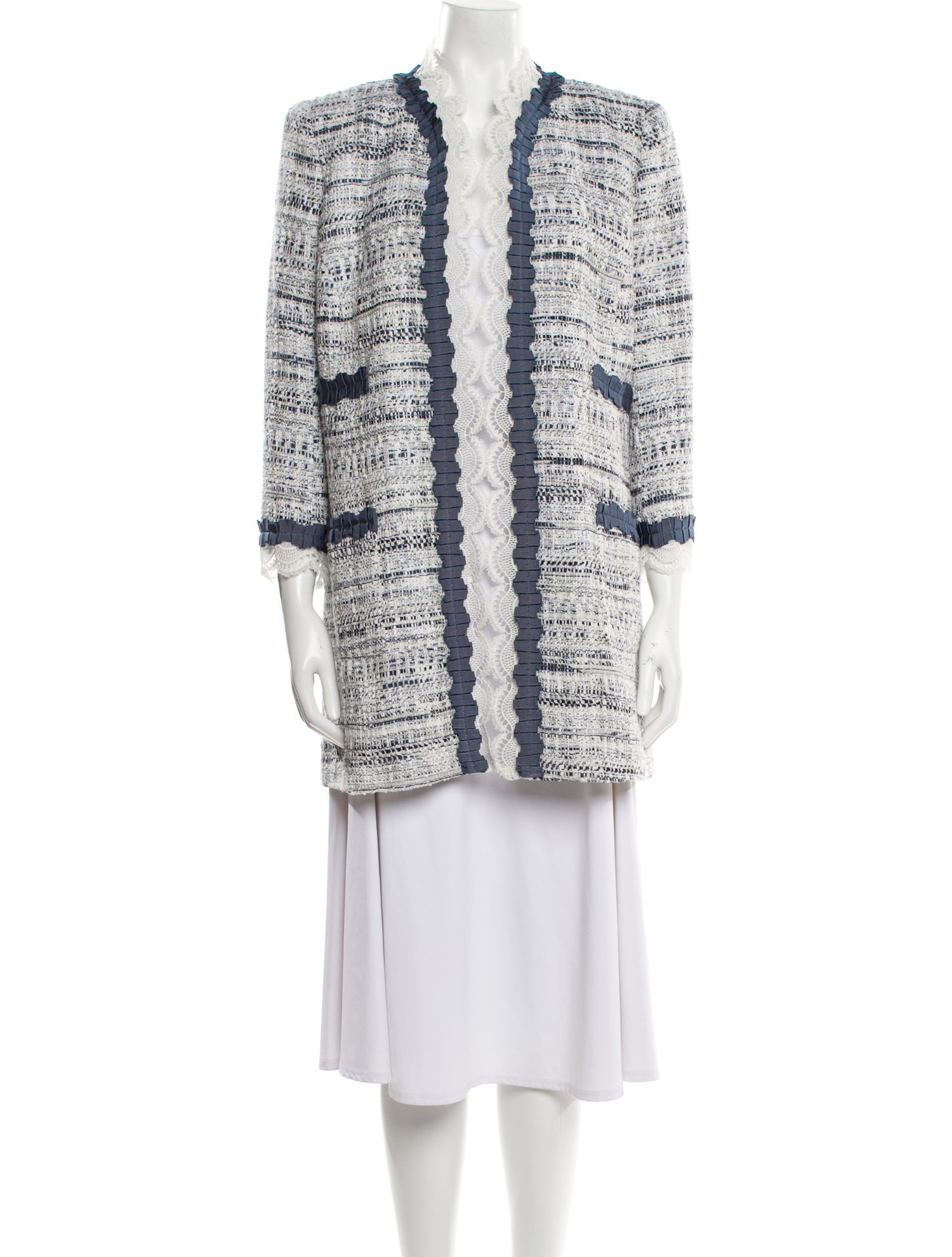 Zuhair Murad Tweed Pattern Coat