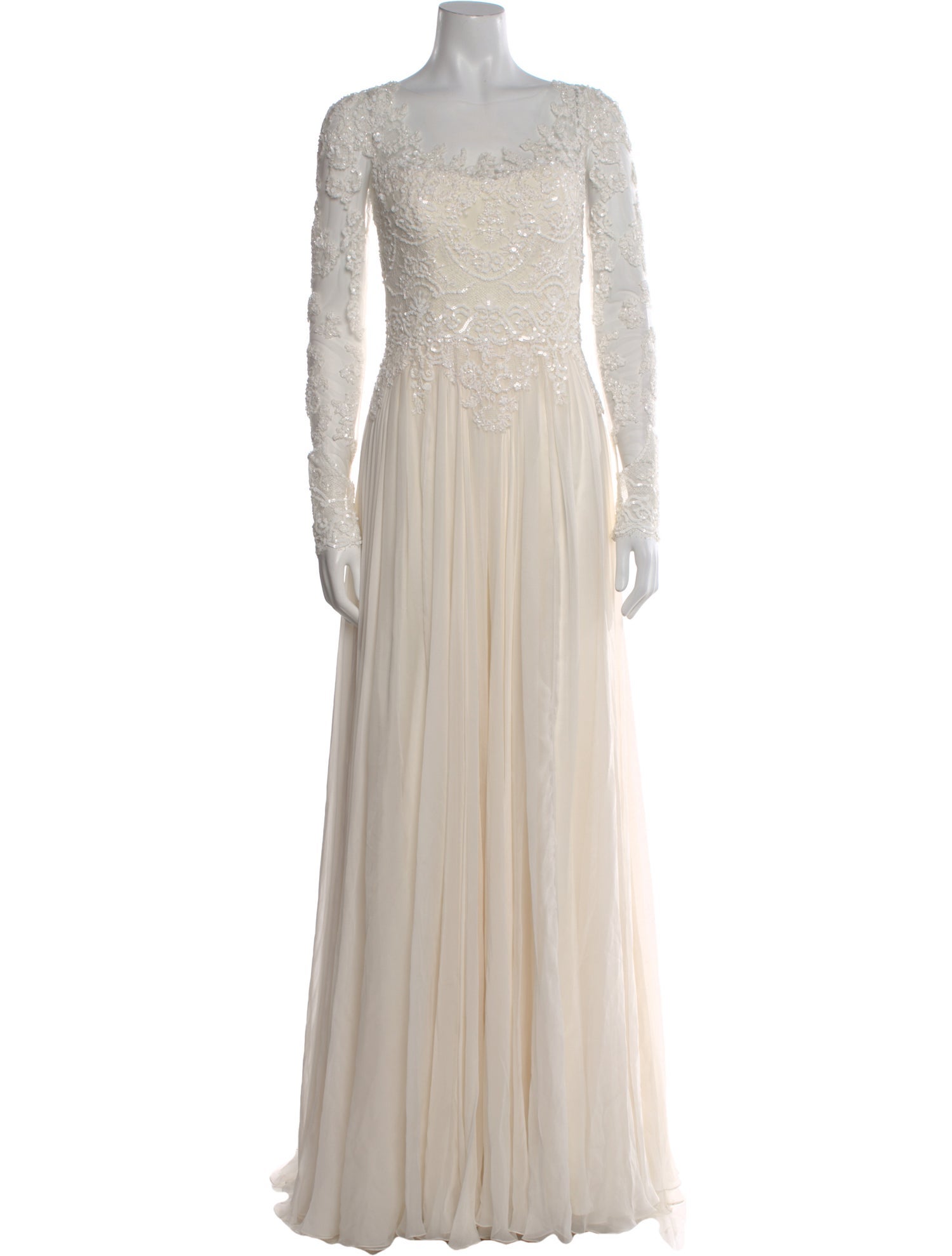 Zuhair Murad Bateau Neckline Long Dress