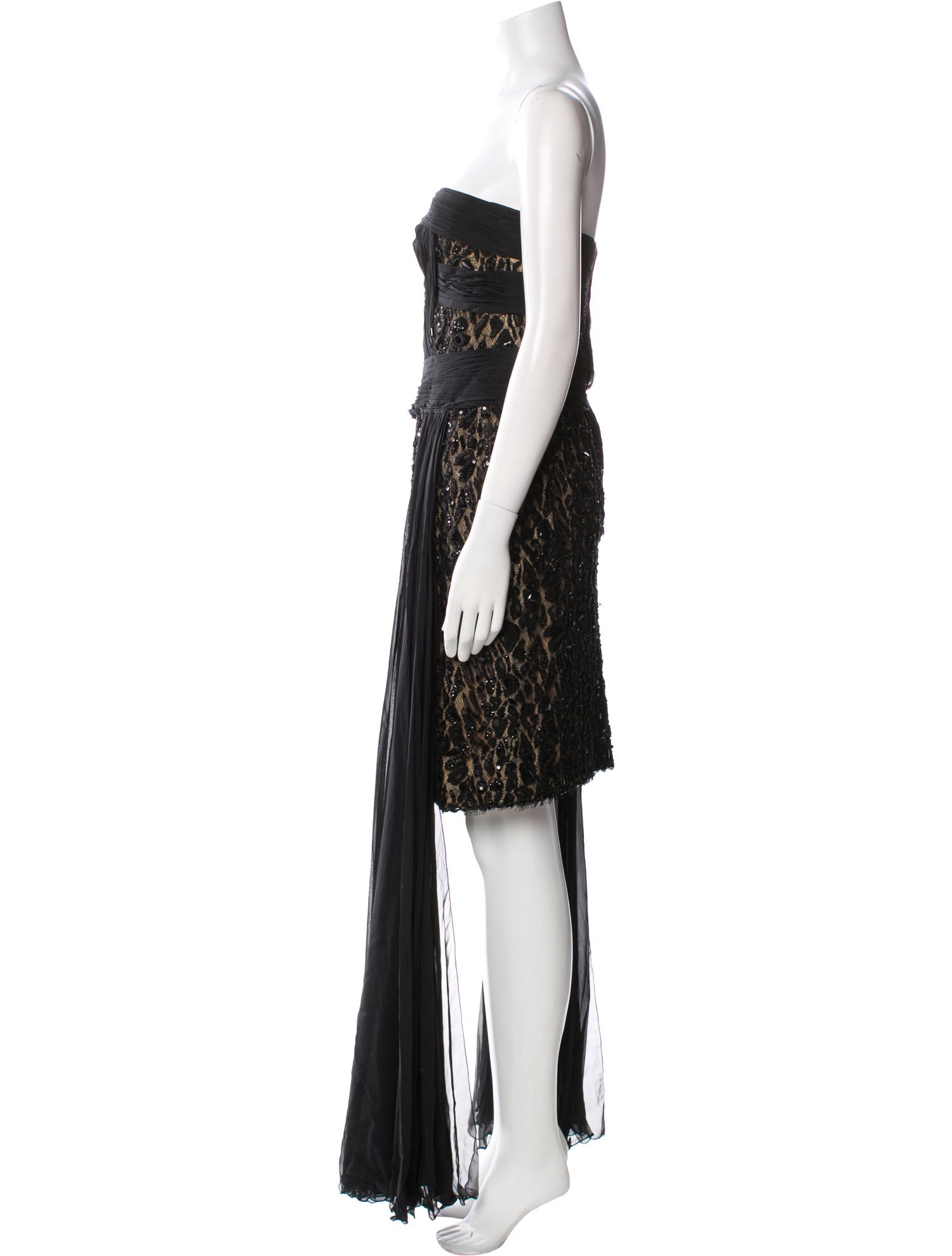 Zuhair Murad Lace Pattern Long Dress