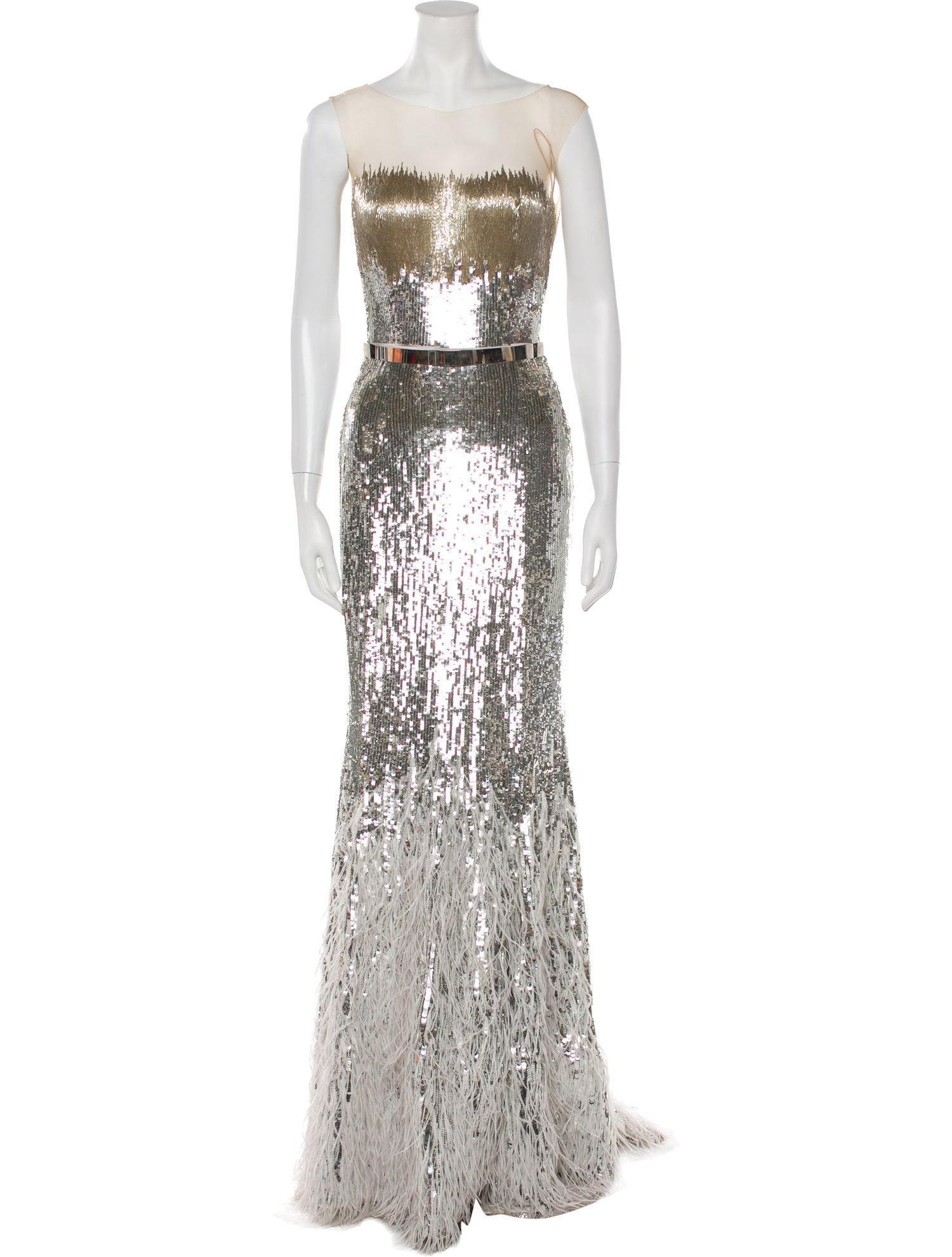 Zuhair Murad Bateau Neckline Long Dress w/ Tags