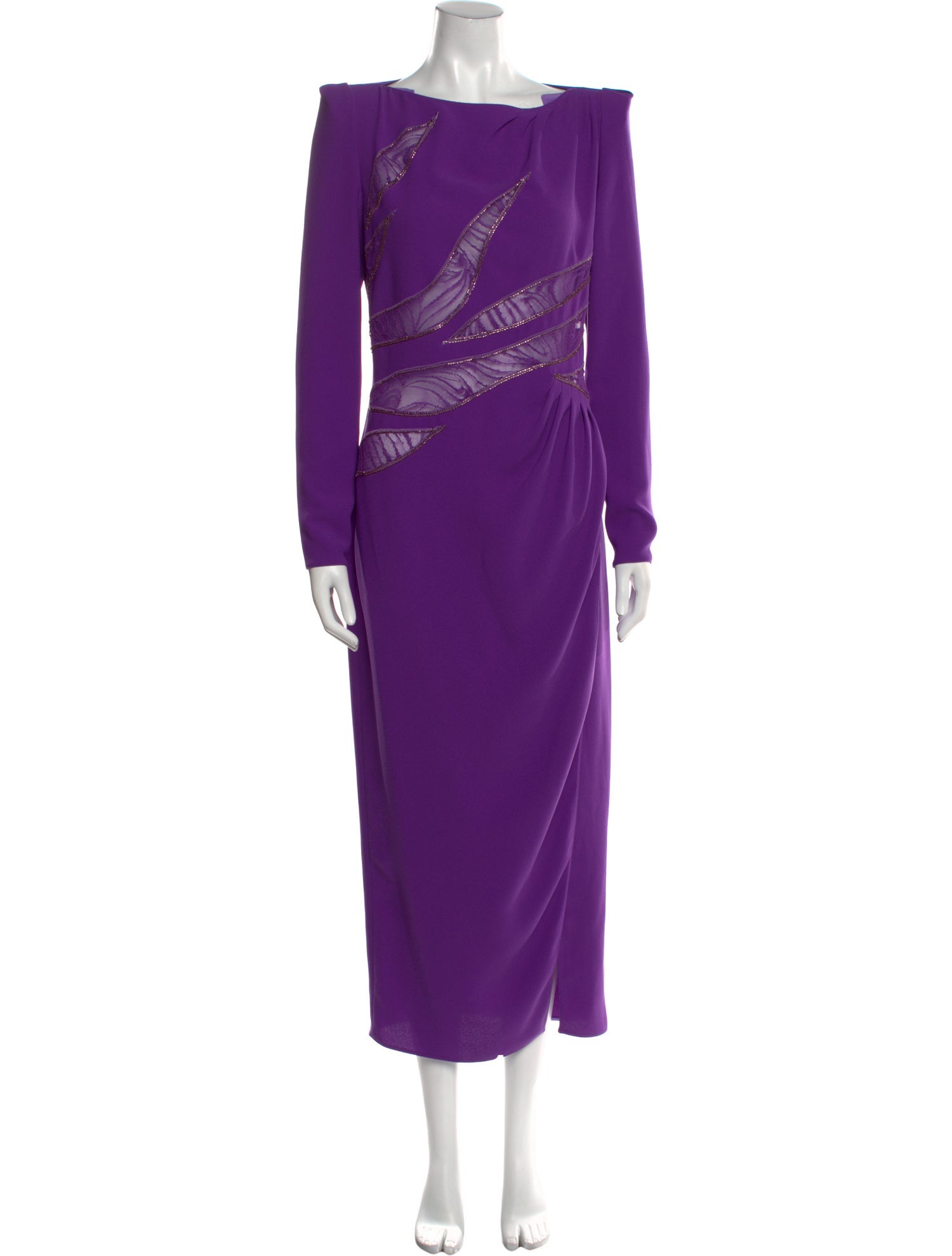 Zuhair Murad Bateau Neckline Long Dress w/ Tags