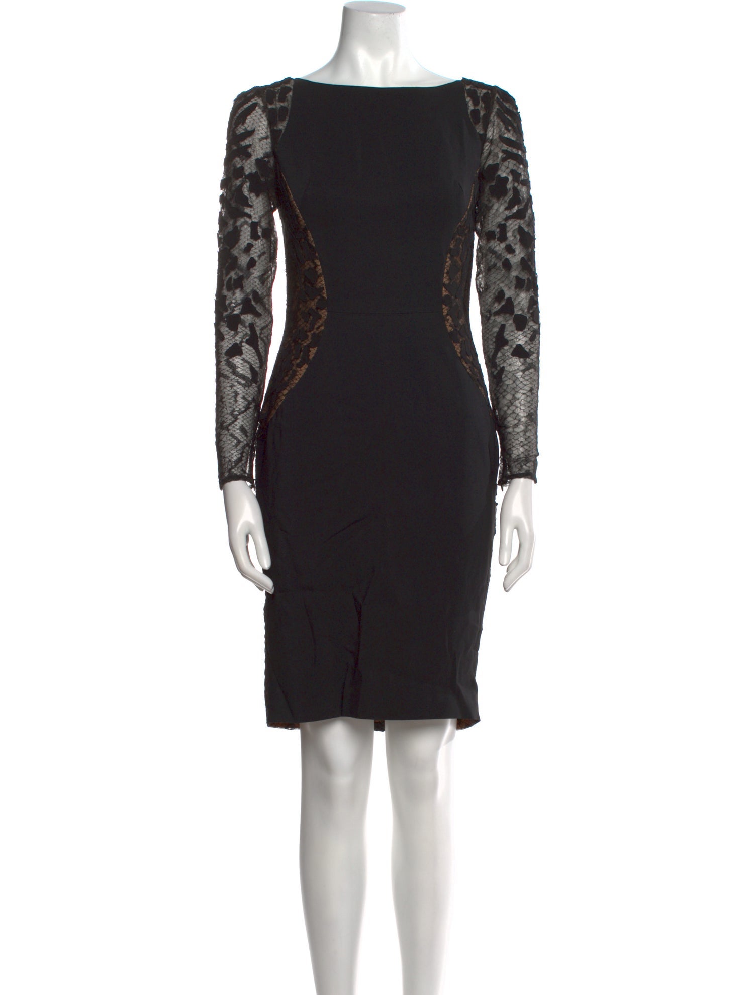 Zuhair Murad Bateau Neckline Mini Dress