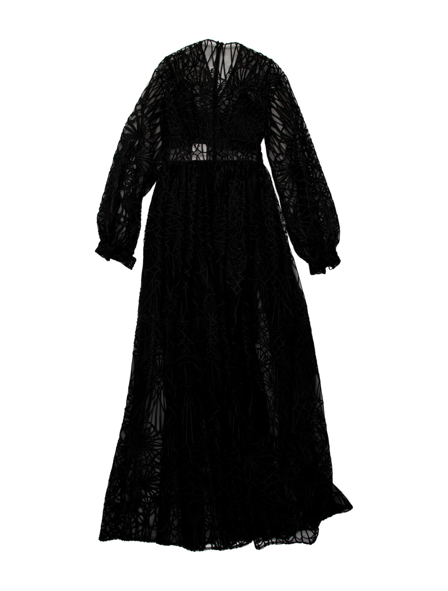 Zuhair Murad Lace Pattern Long Dress