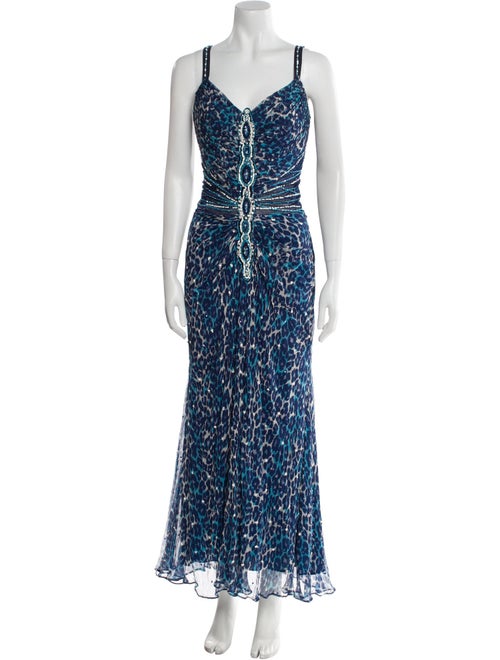 Zuhair Murad Printed Long Dress