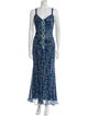 Zuhair Murad Printed Long Dress