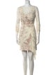 Zuhair Murad Lace Pattern Midi Length Dress