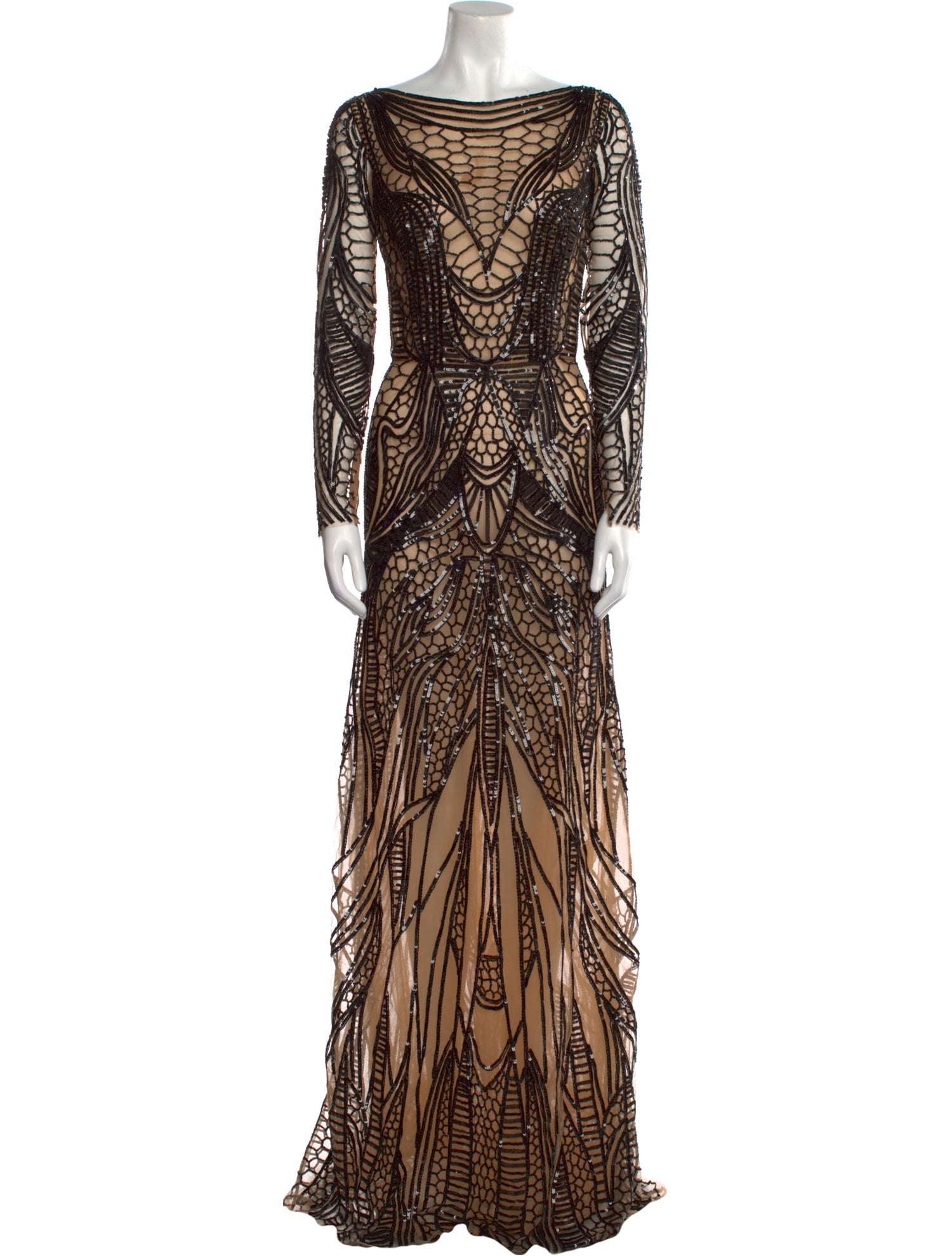 Zuhair Murad Animal Print Long Dress