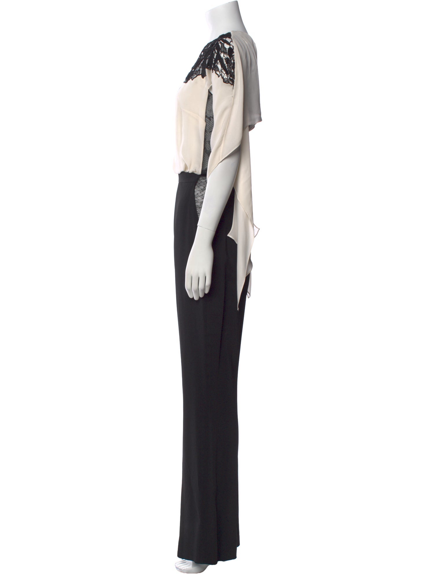 Zuhair Murad Crew Neck Jumpsuit
