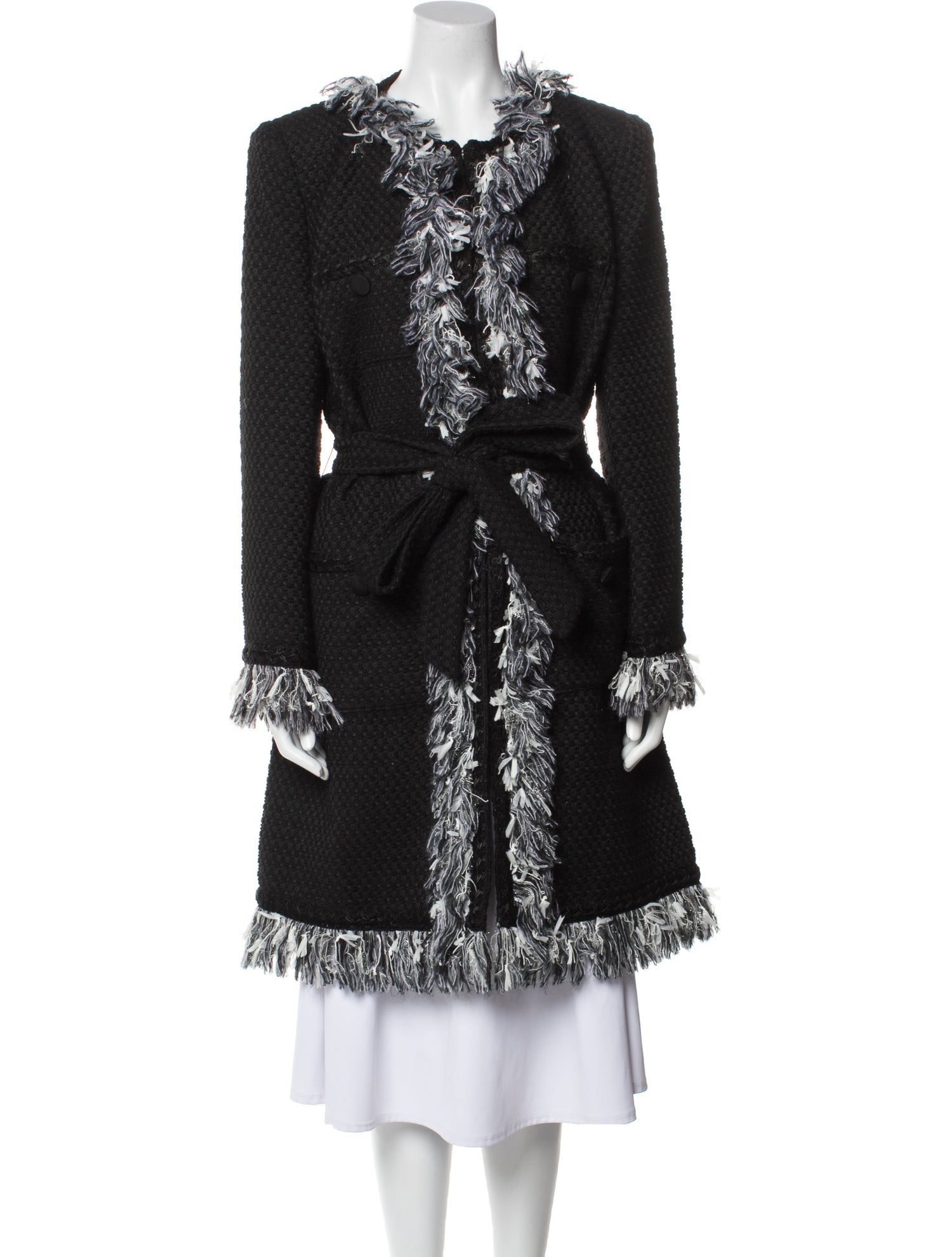 Zuhair Murad Colorblock Pattern Coat
