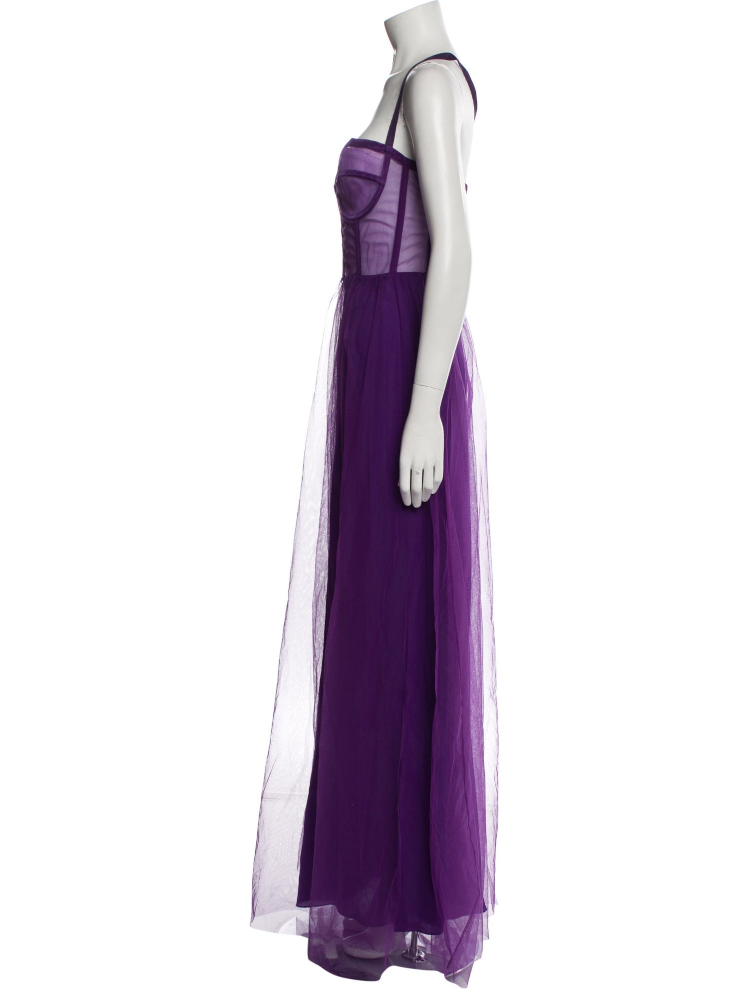 Zuhair Murad Square Neckline Long Dress