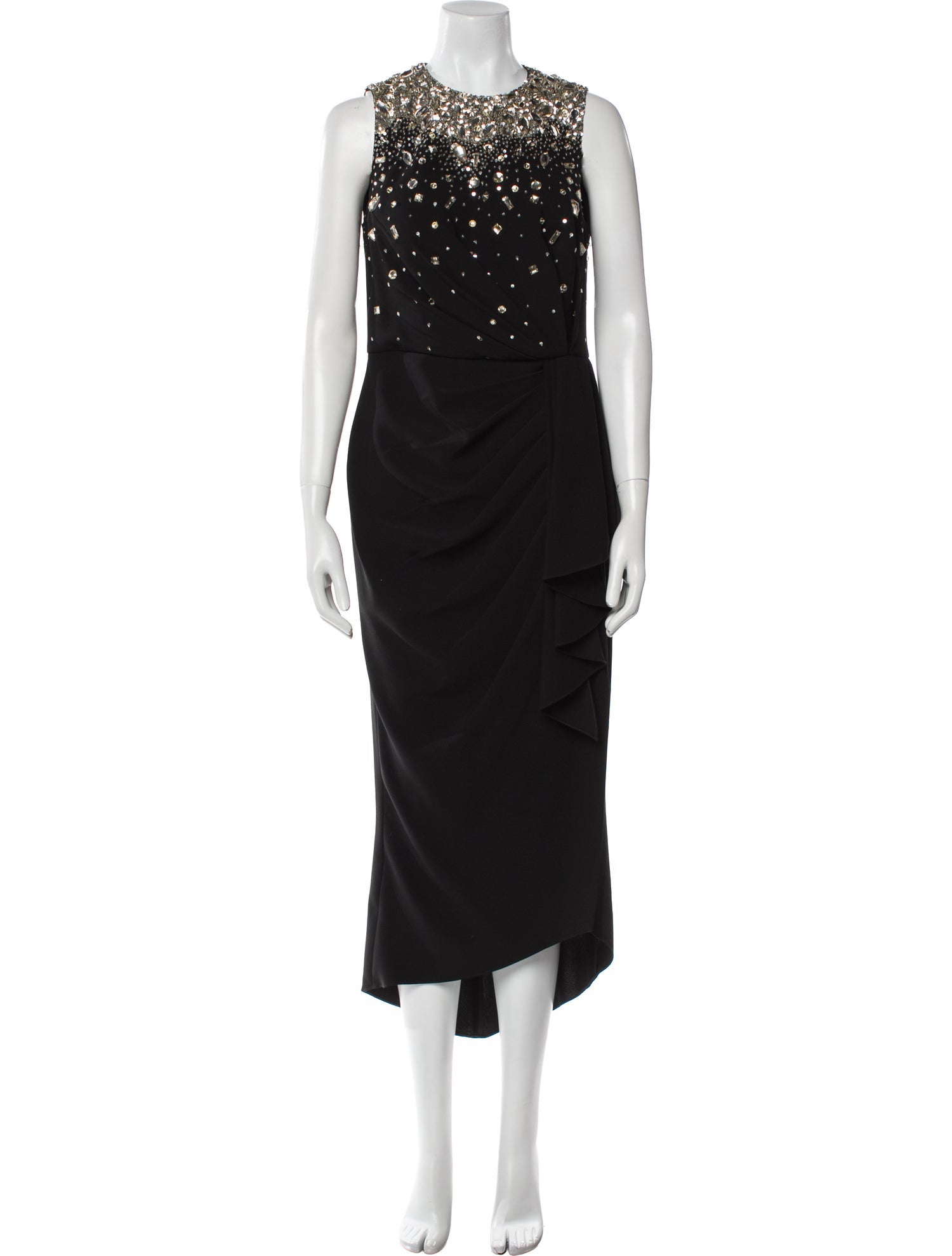Zuhair Murad Crew Neck Long Dress