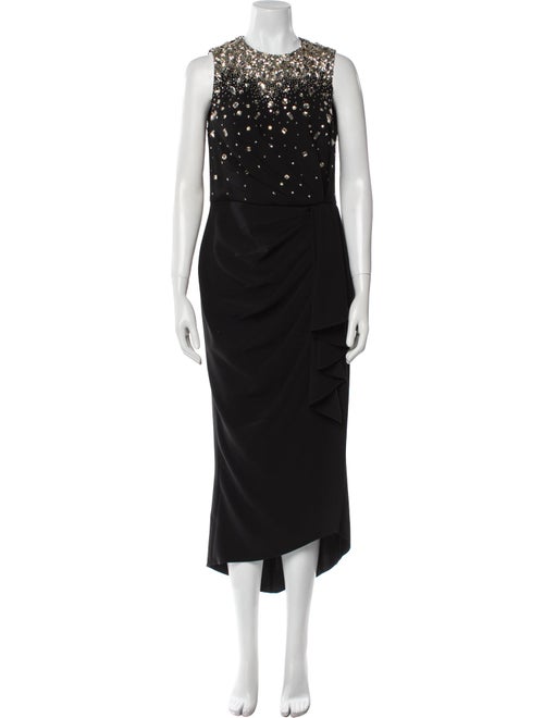 Zuhair Murad Crew Neck Long Dress
