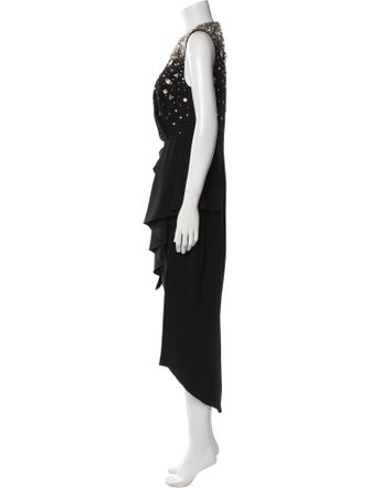 Zuhair Murad Crew Neck Long Dress