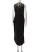 Zuhair Murad Crew Neck Long Dress