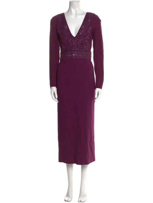 Zuhair Murad V-Neck Long Dress