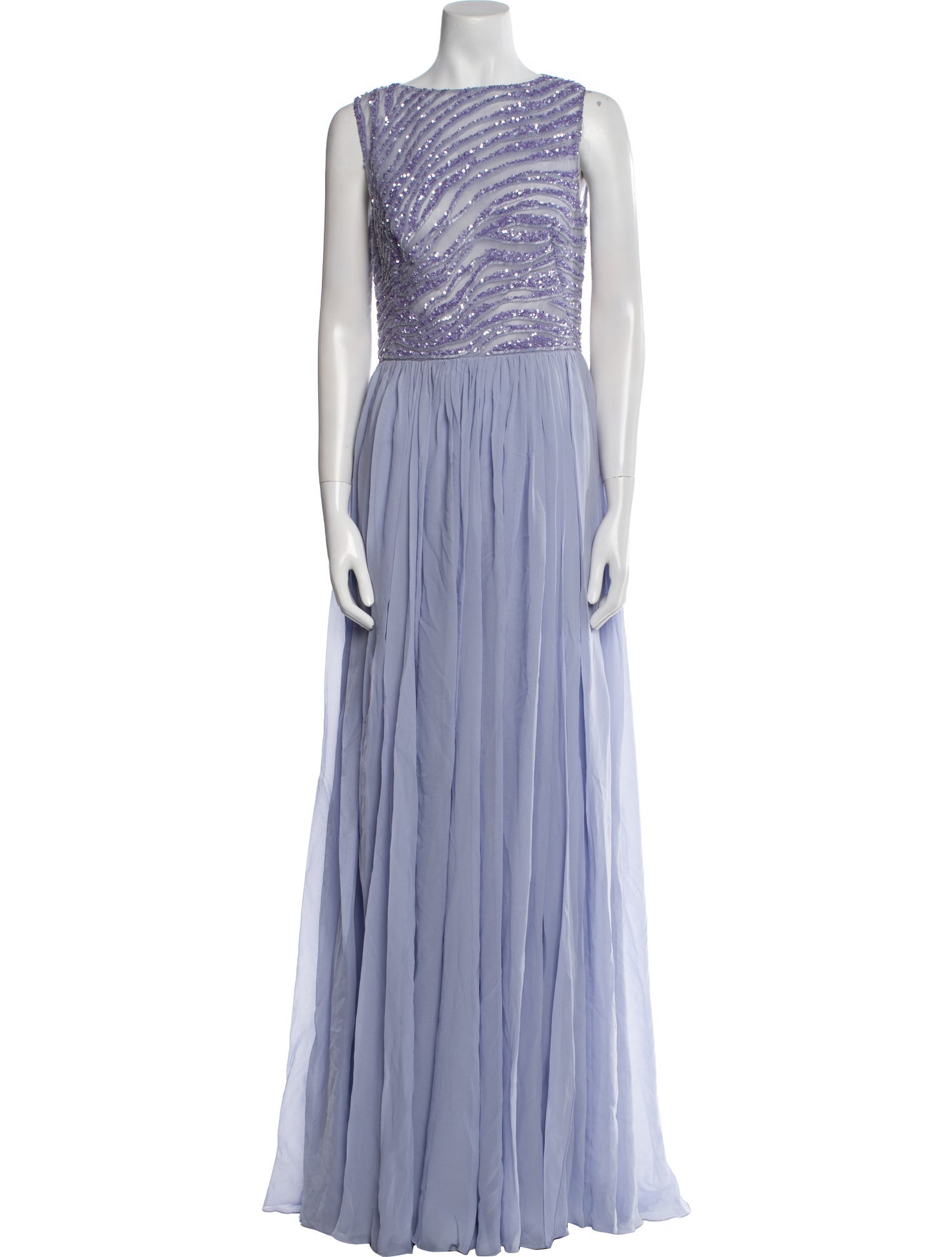 Zuhair Murad Bateau Neckline Long Dress