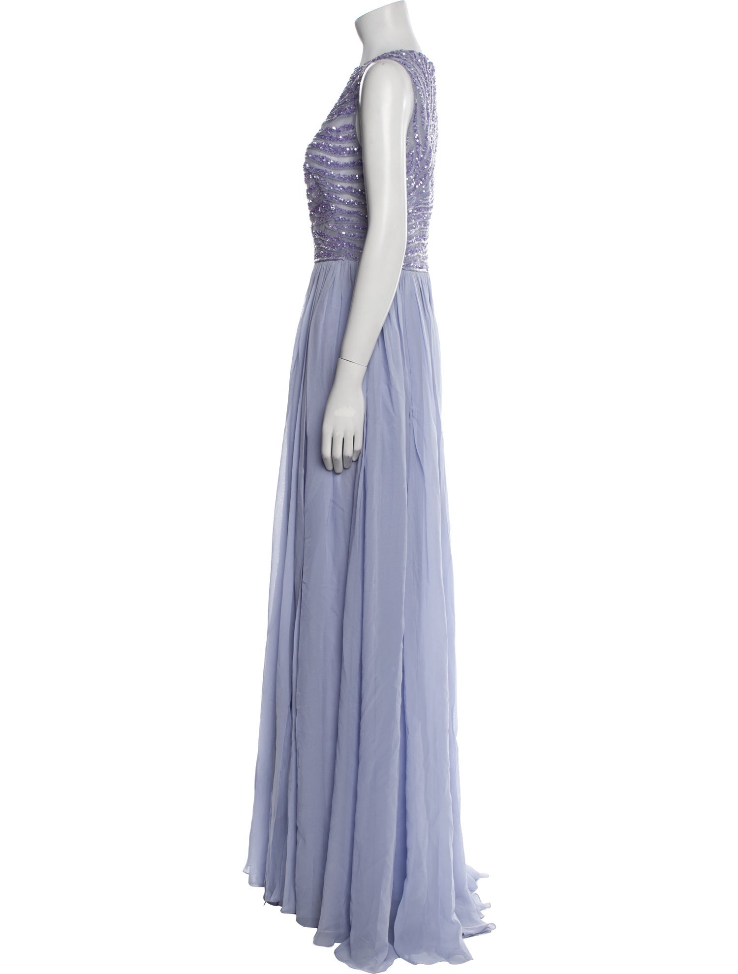 Zuhair Murad Bateau Neckline Long Dress