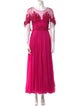 Zuhair Murad Scoop Neck Long Dress
