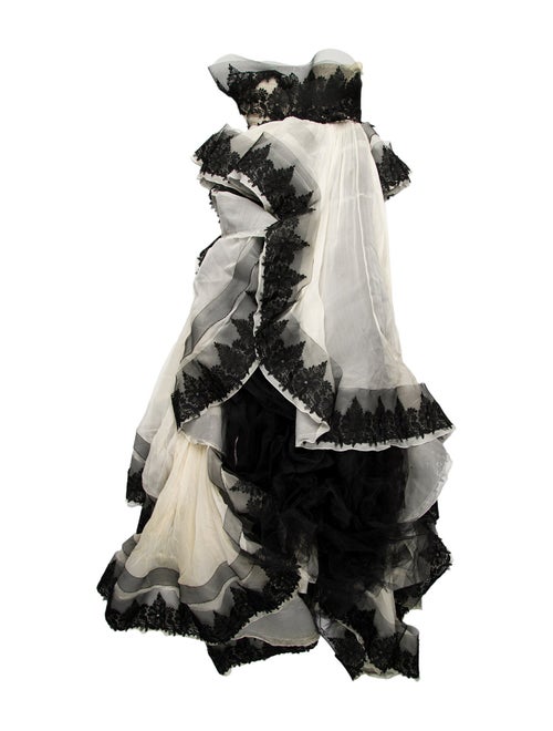 Zuhair Murad Lace Pattern Long Dress